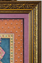 Traditional Indian Spiritual Wall Painting | Classic Framed Vertical Artwork | Devotional Home & Prayer Room Décor