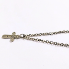 Silver Cross Pendant Chain