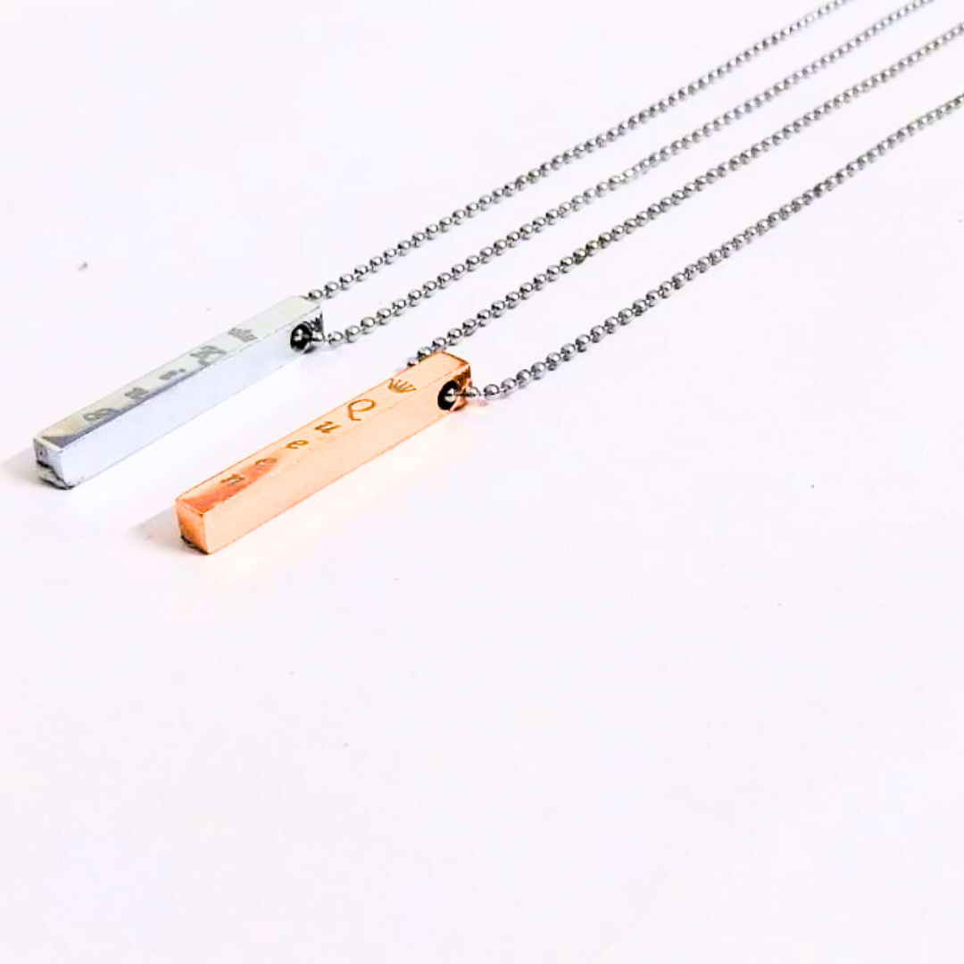 King & Queen Couple Pendant