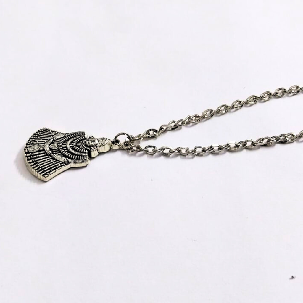Men’s Oxidized Silver Tribal Warrior Pendant with Chain | Antique Finish Locket for Men | Trending Men’s Jewellery