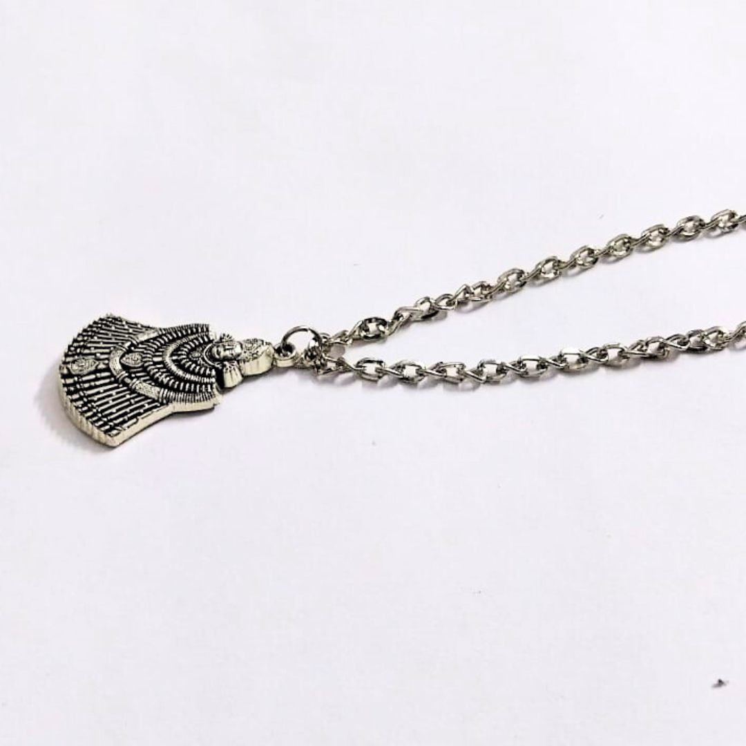Men’s Oxidized Silver Tribal Warrior Pendant with Chain | Antique Finish Locket for Men | Trending Men’s Jewellery