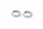 Minimal Stainless Steel Hoop Earrings for Men & Women | Classic Unisex Daily Wear Hoops