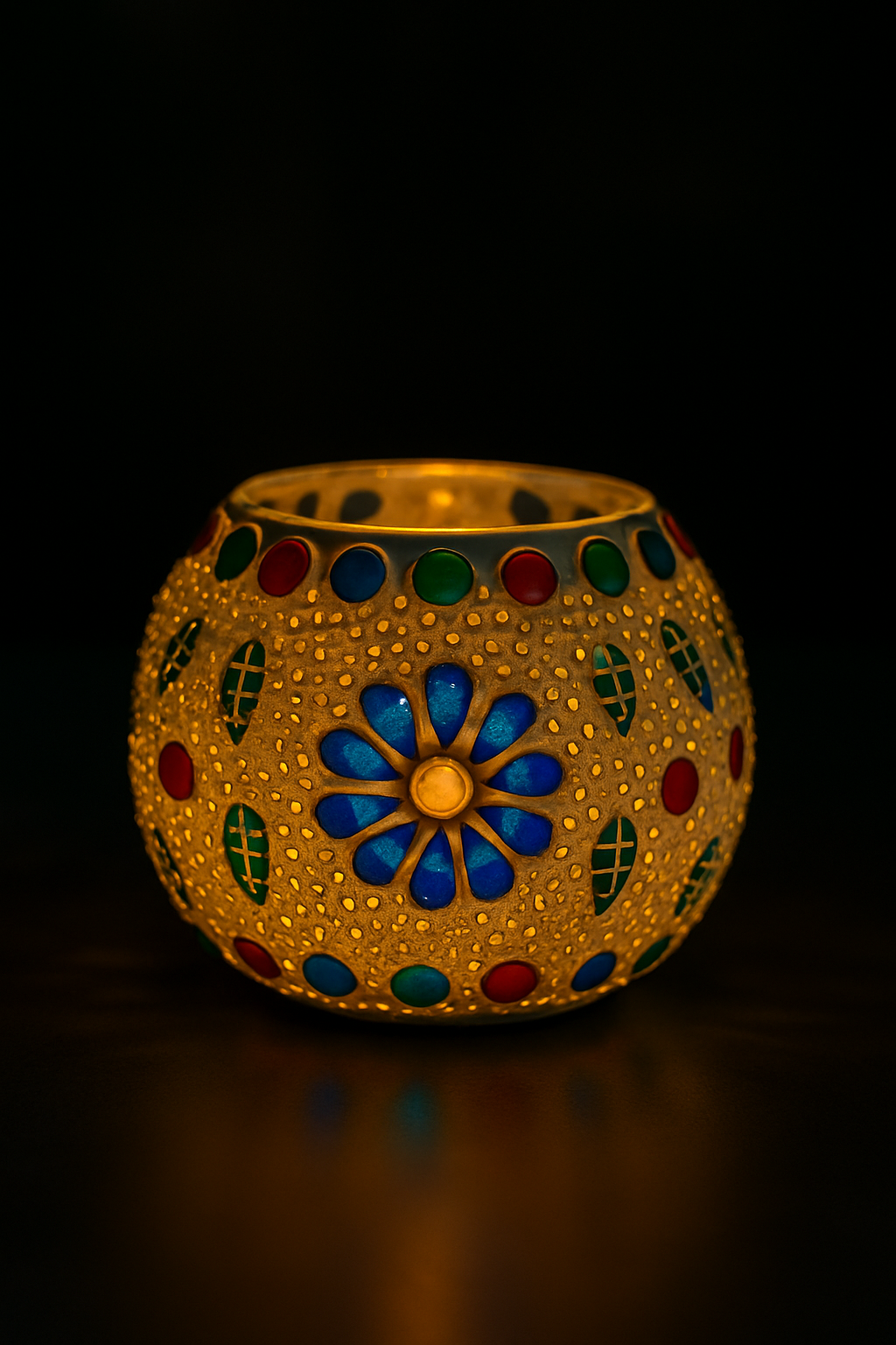 Handcrafted Mosaic Glass Table Lamp