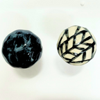 Decorative Wine Bottle Stopper,Handcrafted Ceramic Bottle Cork Stopper – Printed Wine & Oil Bottle Stopper | Reusable, Eco-Friendly, Decorative Kitchen Accessory