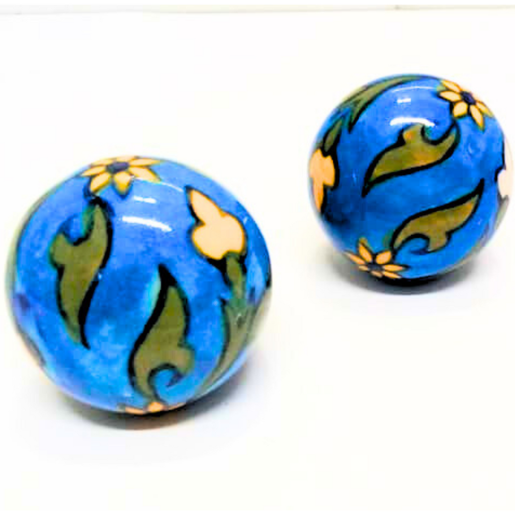 ecorative Wine Bottle Stopper,Handcrafted Ceramic Bottle Cork Stopper – Floral Printed Wine & Oil Bottle Stopper