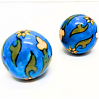 ecorative Wine Bottle Stopper,Handcrafted Ceramic Bottle Cork Stopper – Floral Printed Wine & Oil Bottle Stopper