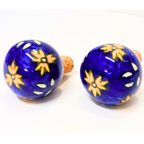 Decorative Wine Bottle Stopper,Handcrafted Ceramic Bottle Cork Stopper – Floral Printed Wine & Oil Bottle Stopper