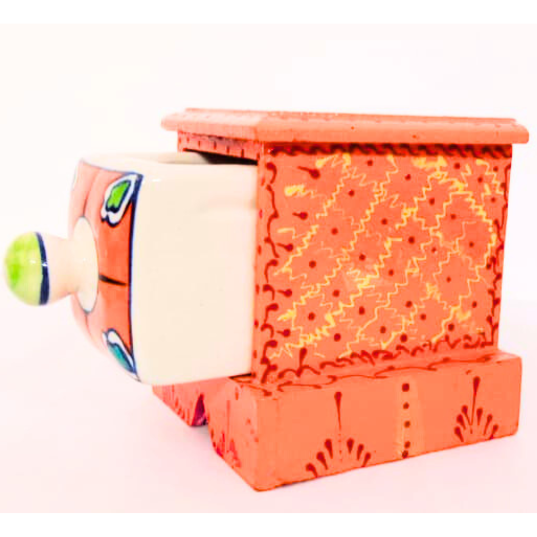 Handcrafted Wooden Drawer Box | Floral Design | Decorative Storage Box for Small Items – Ideal for Gifting | decorative box