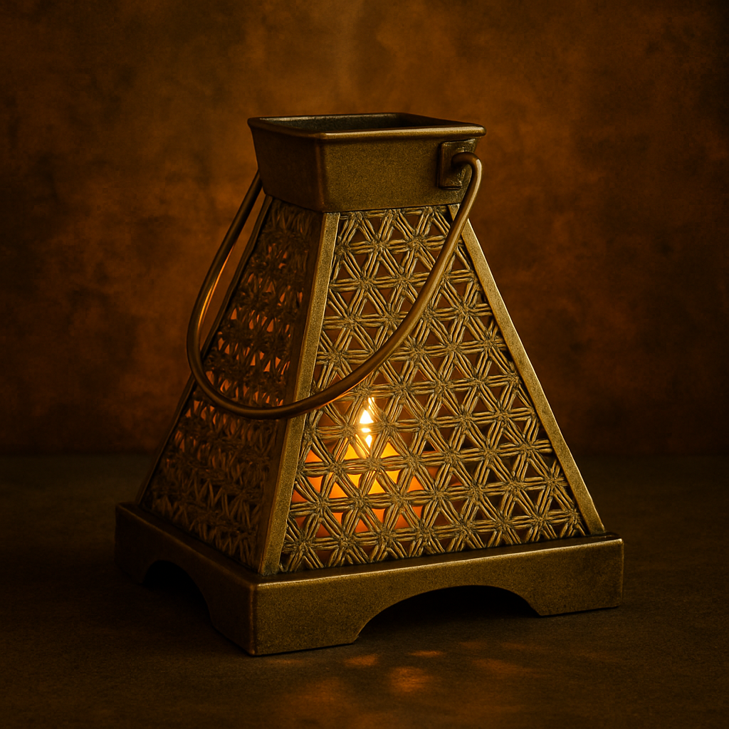 Brass Pyramid Lantern