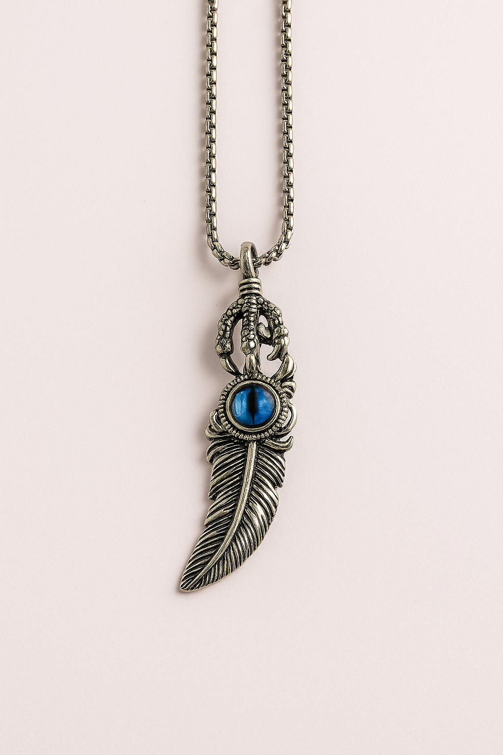 Silver Feather Pendant