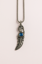 Silver Feather Pendant