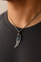 Silver Feather Pendant