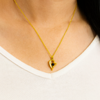 Women's Gold Plated Heart Pendant