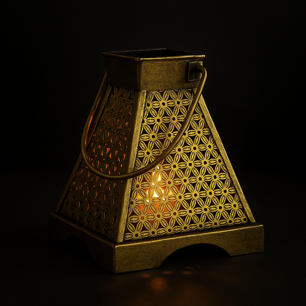 Brass Pyramid Lantern