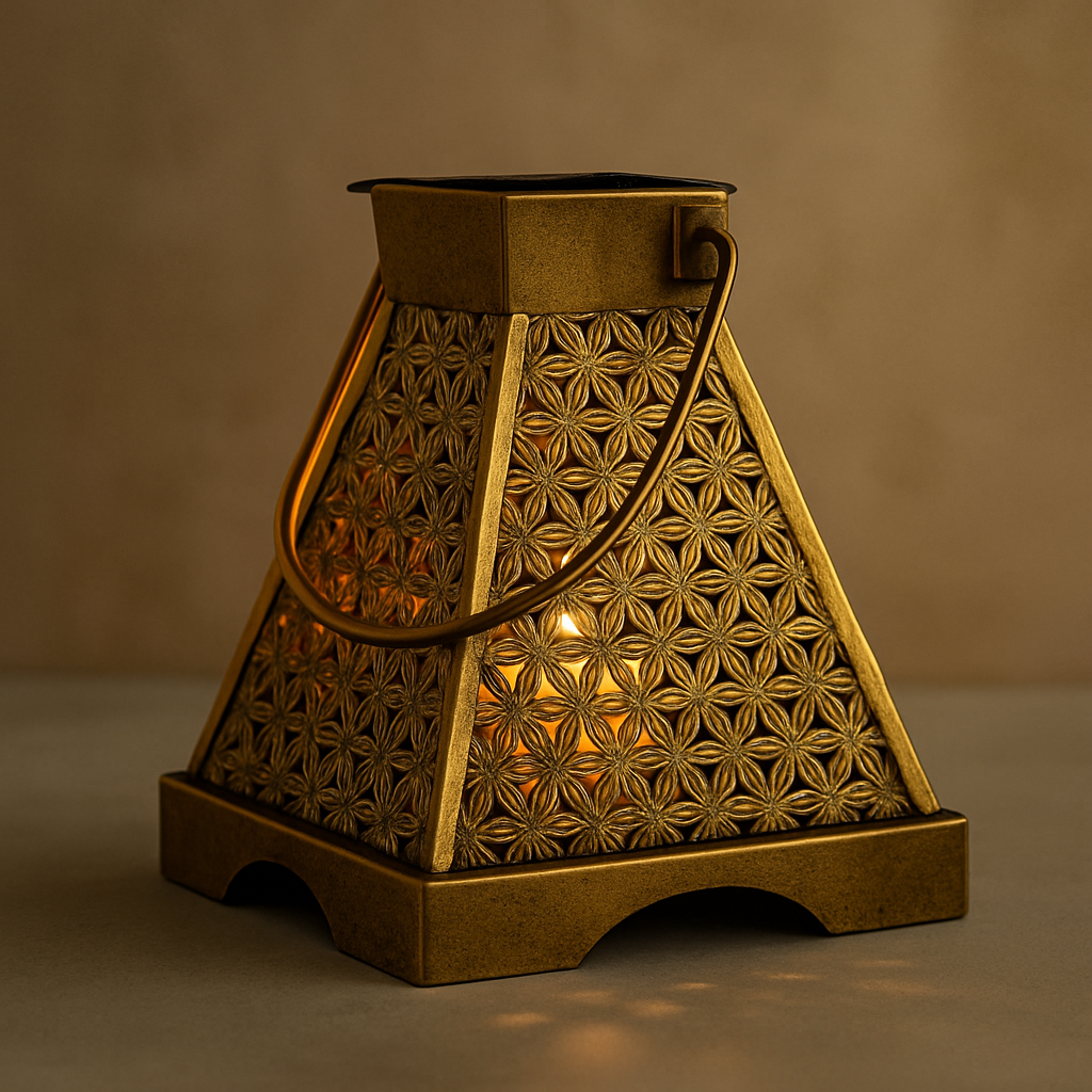 Brass Pyramid Lantern
