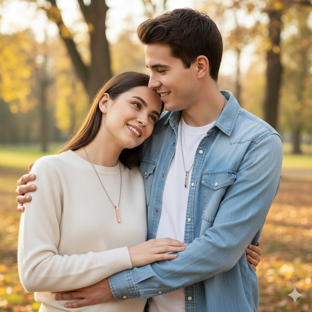 King & Queen Couple Pendant