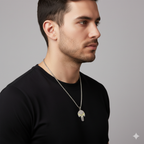 Men’s Silver Skull Pendant