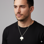 Men’s Silver Skull Pendant