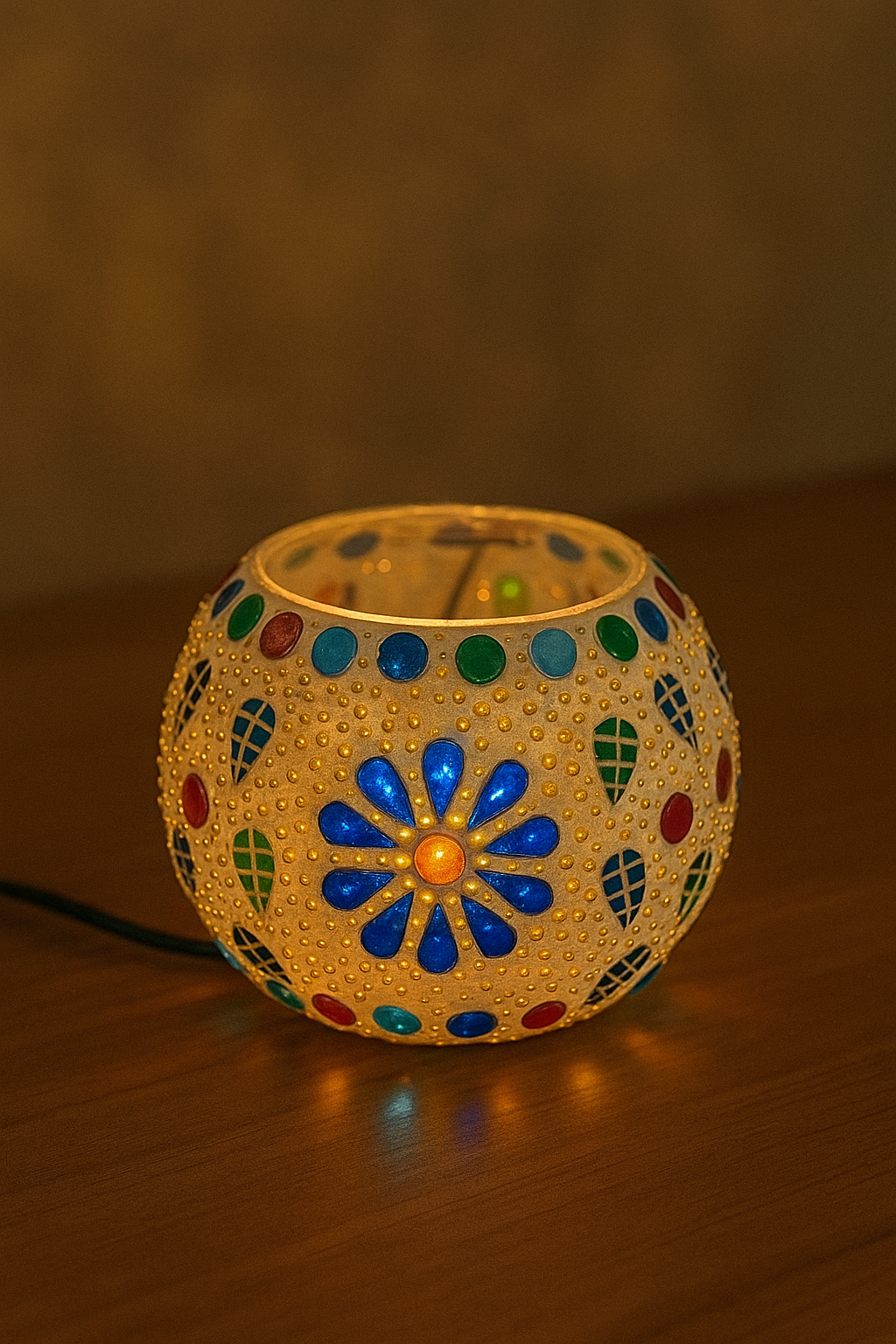 Handcrafted Mosaic Glass Table Lamp