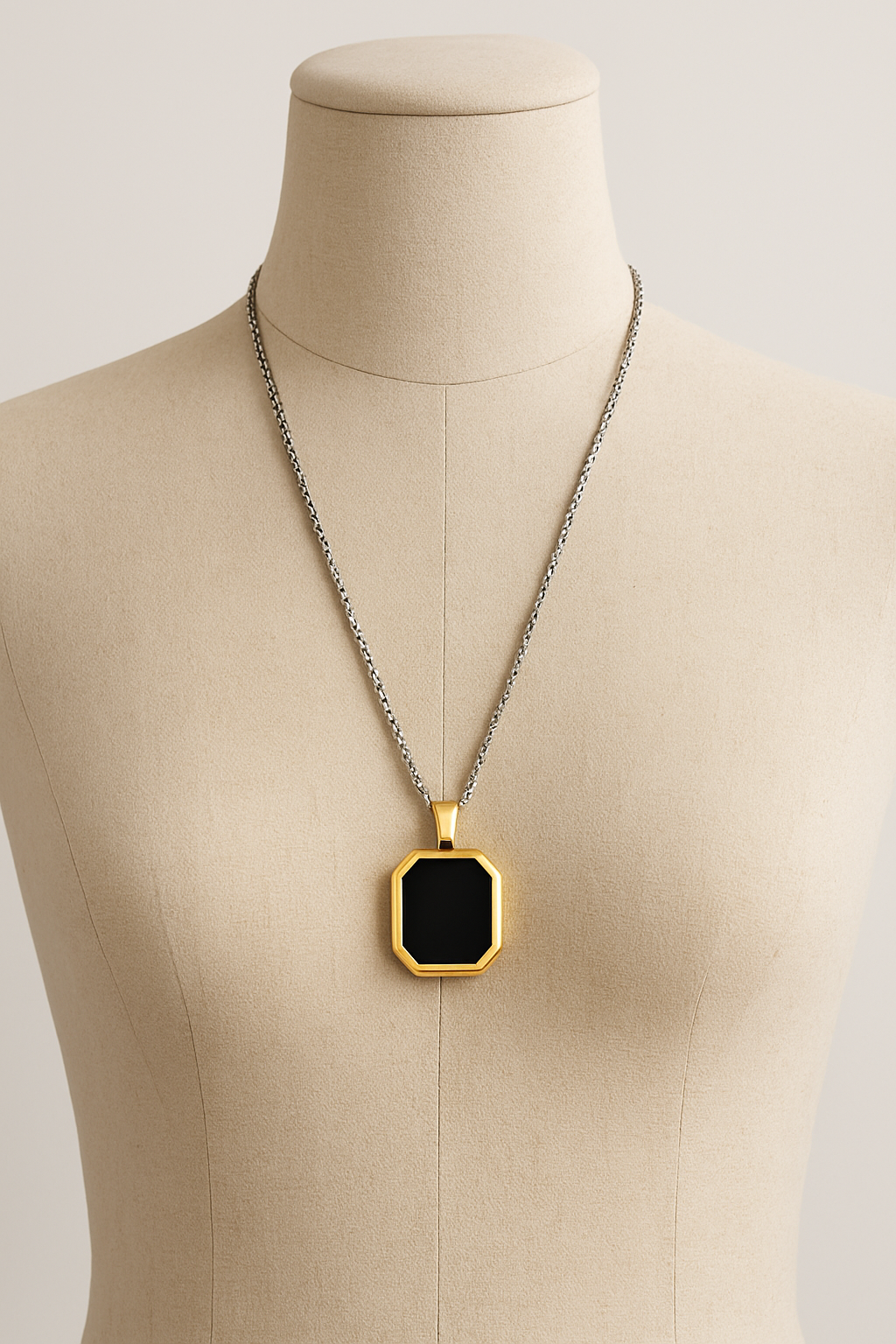 Sterling Silver Dog Tag Pendant Necklace | Military Style ID Tag with Ball Chain | Unisex Fashion Jewelry | Customizable Blank Tag for Men & Women