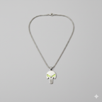 Men’s Silver Skull Pendant