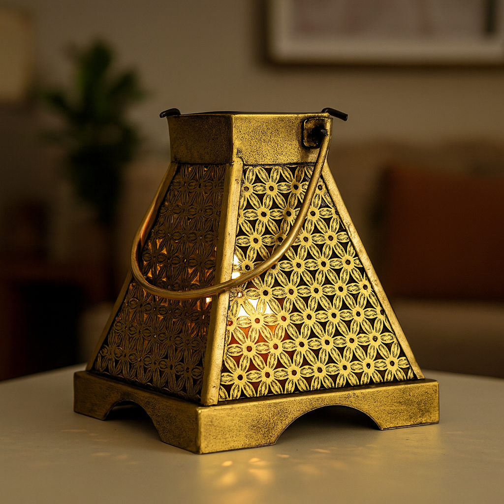 Brass Pyramid Lantern